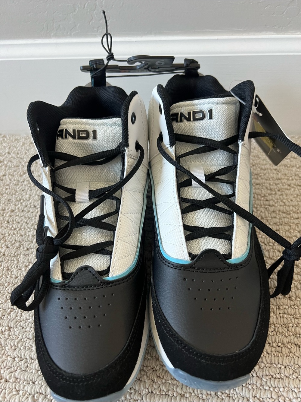 AND1 Kids' High-Top Basketball Shoes size 6 NWT $12